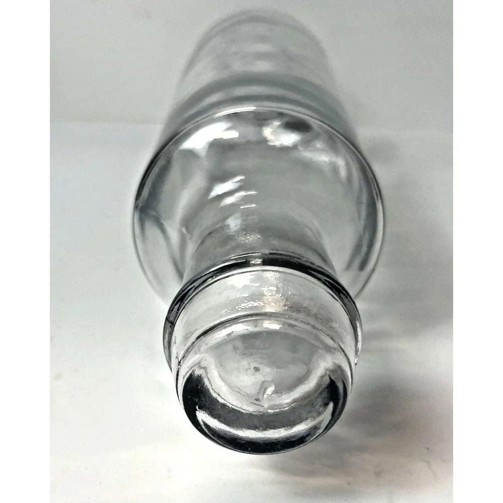Vintage Clear Hand Blown Hollow 8